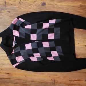 Street one checkered cardigan